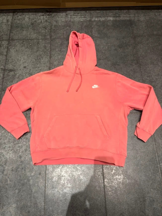 Nike Hoodie Mens Large Pink Classic Hoodie
