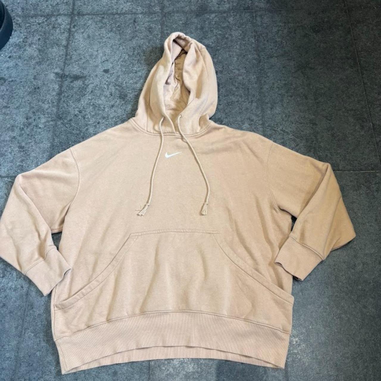 Nike Lab Solo Swoosh Nrg Heavyweight Hoodie Beige Large