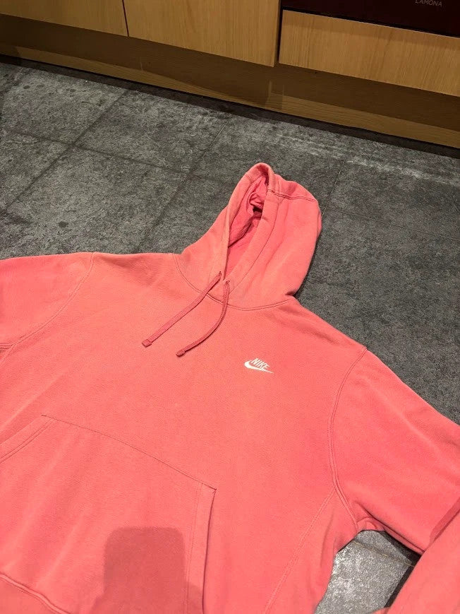 Nike Hoodie Mens Large Pink Classic Hoodie