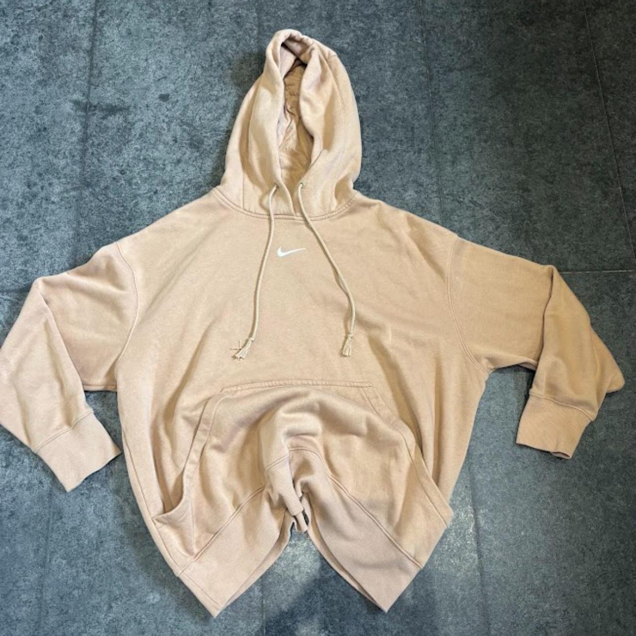 Nike Lab Solo Swoosh Nrg Heavyweight Hoodie Beige Large