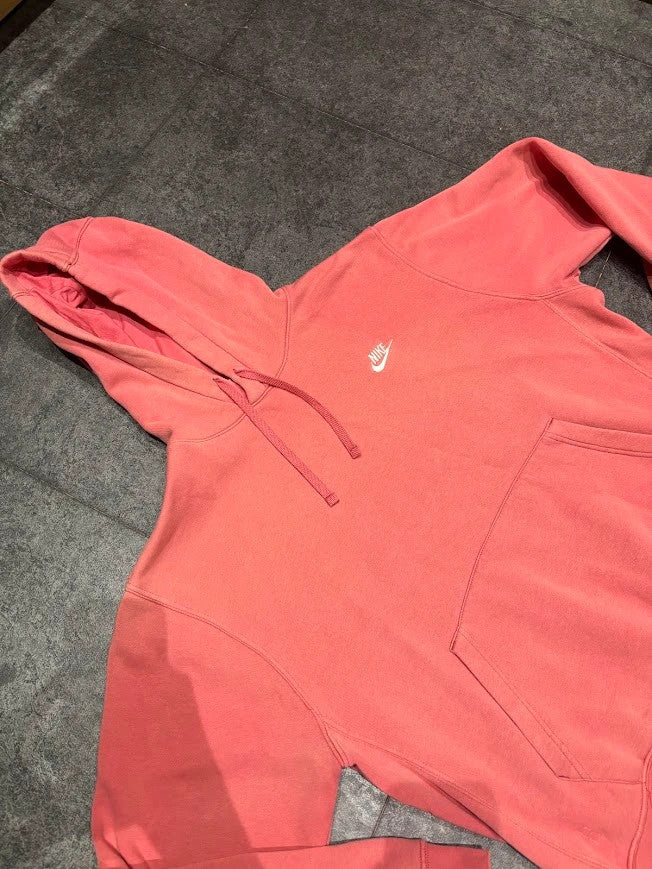 Nike Hoodie Mens Large Pink Classic Hoodie