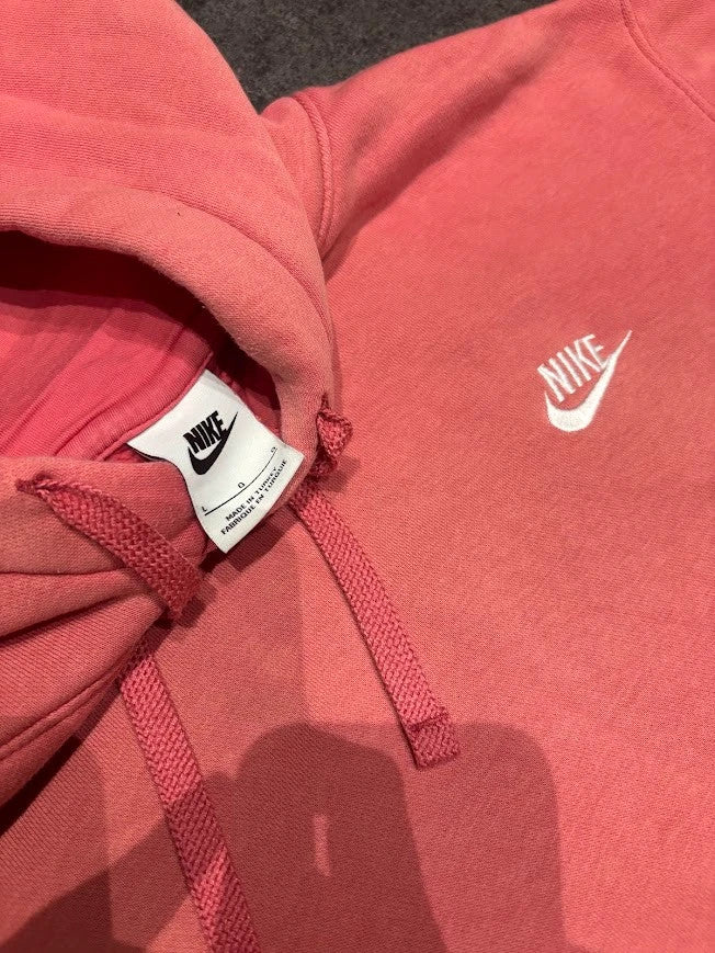 Nike Hoodie Mens Large Pink Classic Hoodie