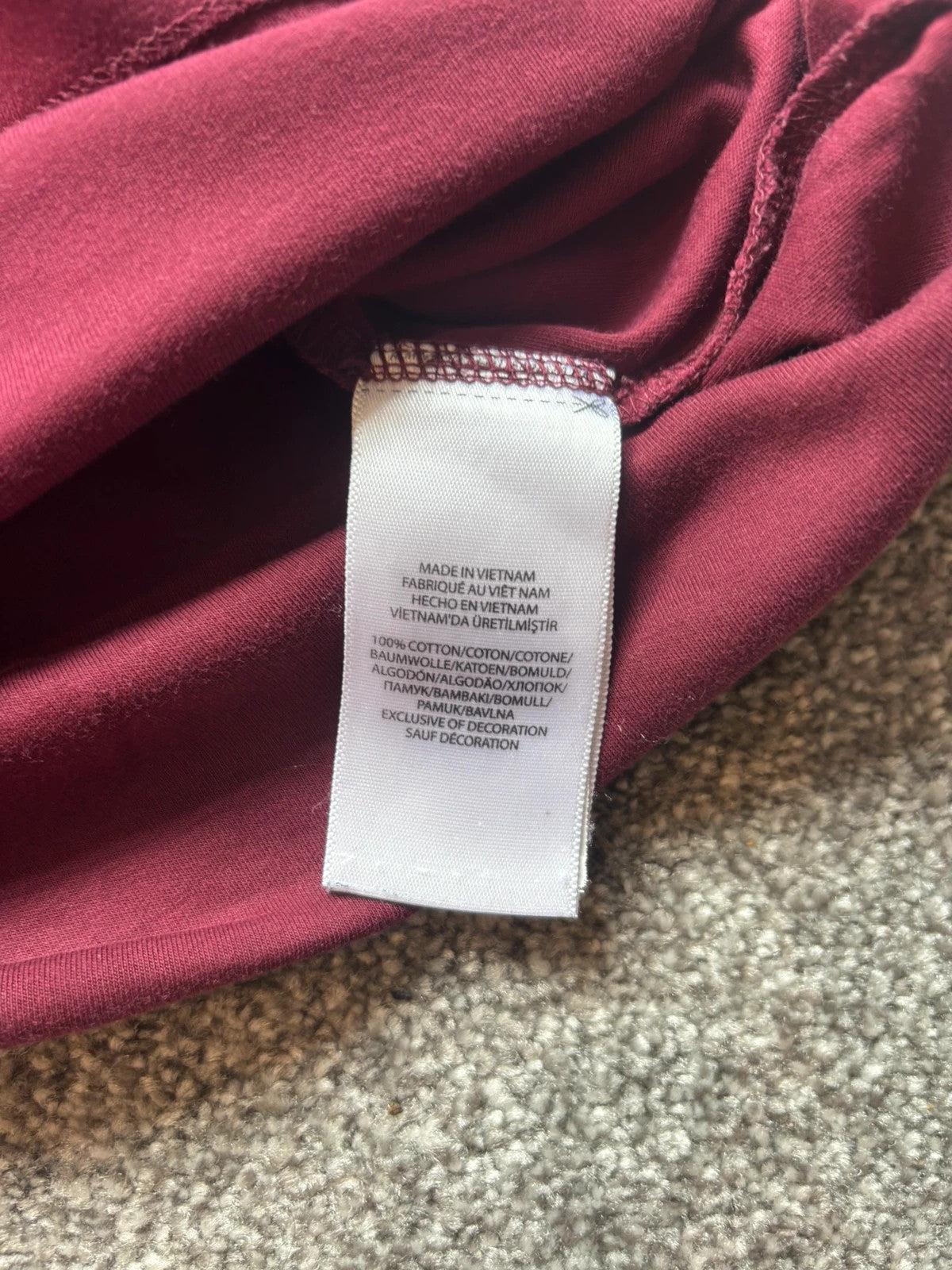 Ralph Lauren Burgundy Polo Shirt "Slim Fit" - Size Medium RRP £135