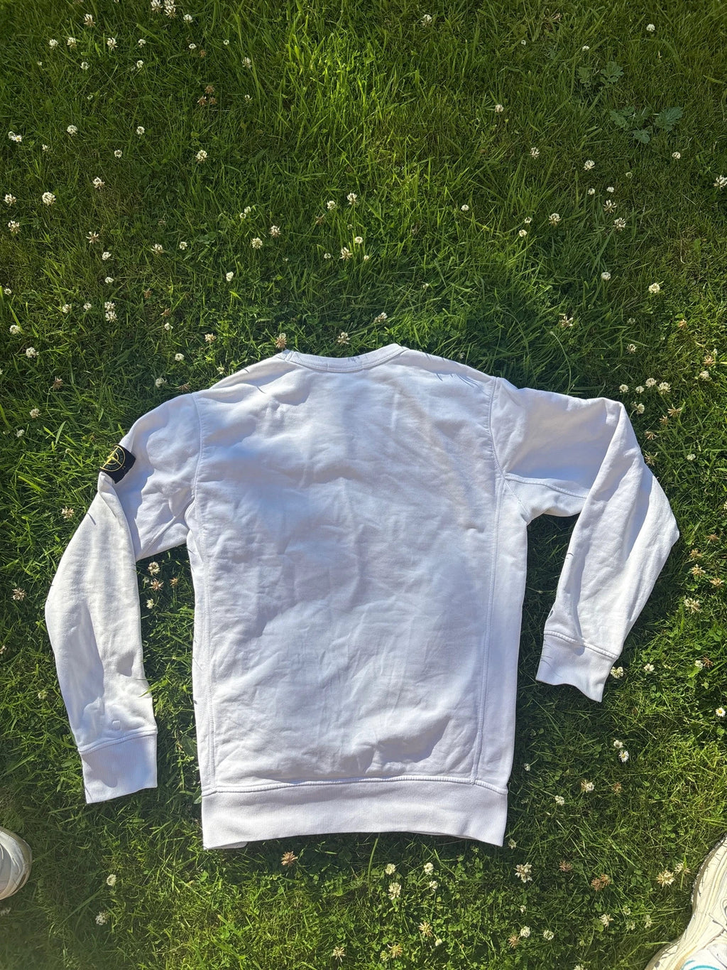 Stone Island White Sweatshirt Mens Large RRP £275