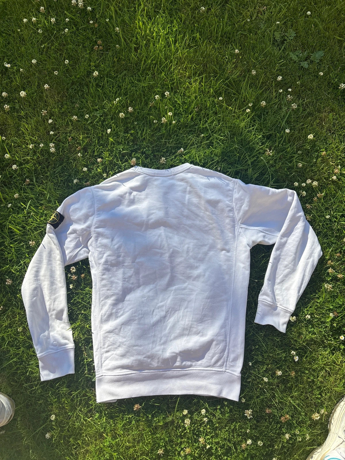 Stone Island White Sweatshirt Mens Large RRP £275