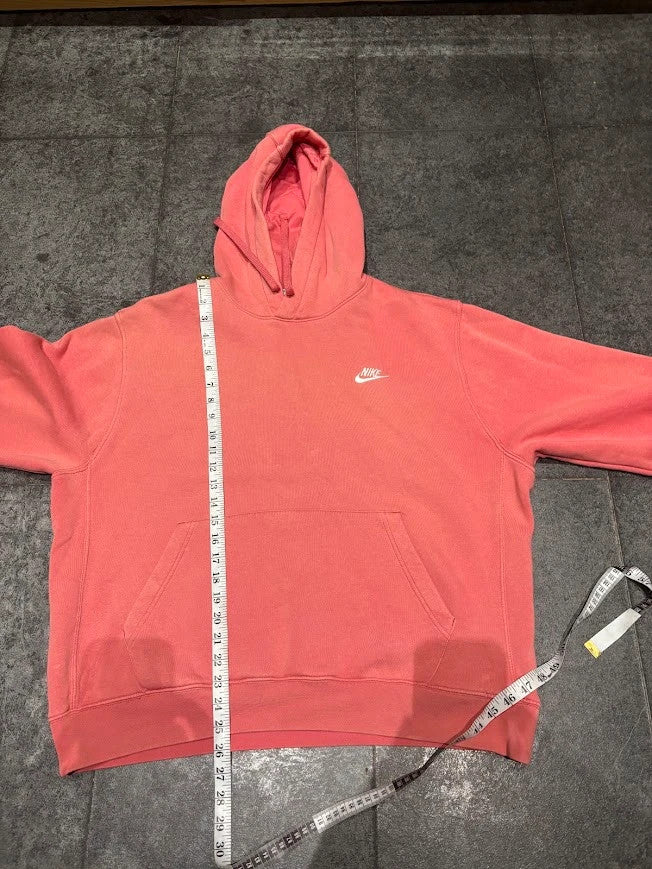 Nike Hoodie Mens Large Pink Classic Hoodie